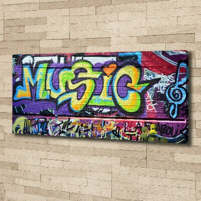 Wandbild Graffiti an der Wand