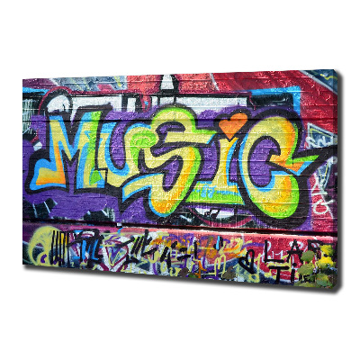 Wandbild Graffiti an der Wand