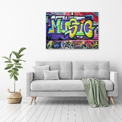 Wandbild Graffiti an der Wand