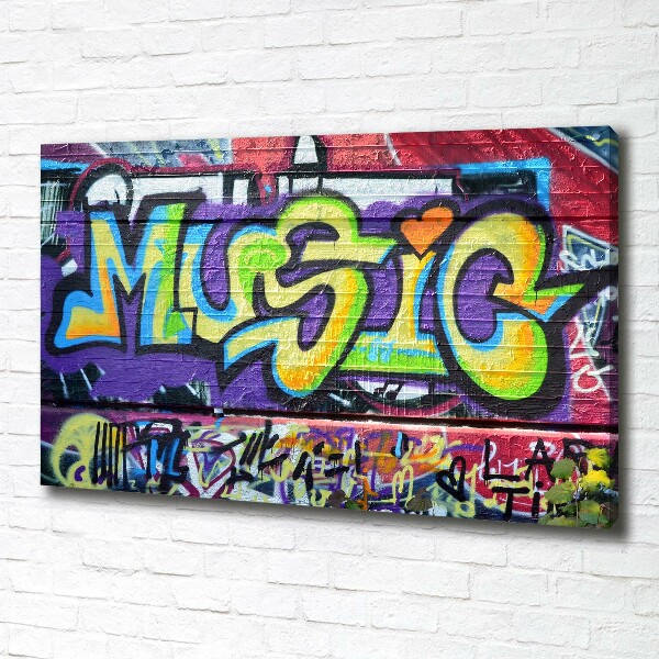 Wandbild Graffiti an der Wand