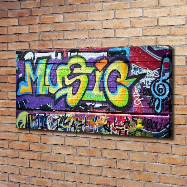 Wandbild Graffiti an der Wand