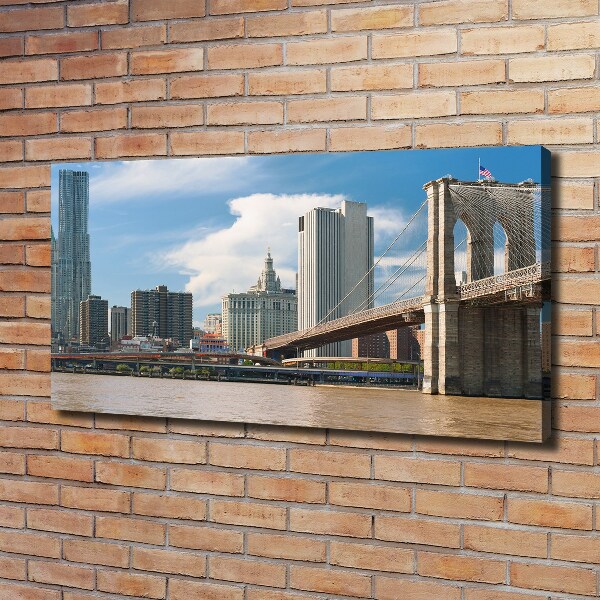 Bild auf leinwand Brooklyn Bridge