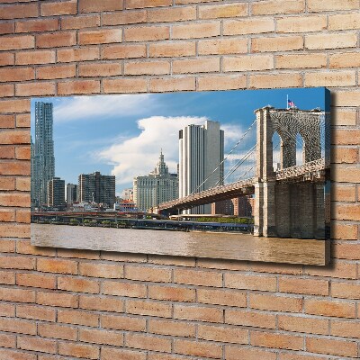 Bild auf leinwand Brooklyn Bridge