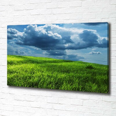 Wandbild Gewitterwolken