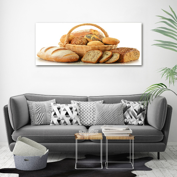 Wandbild Brot im Korb