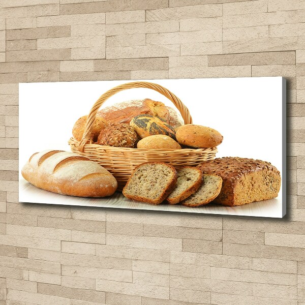 Wandbild Brot im Korb