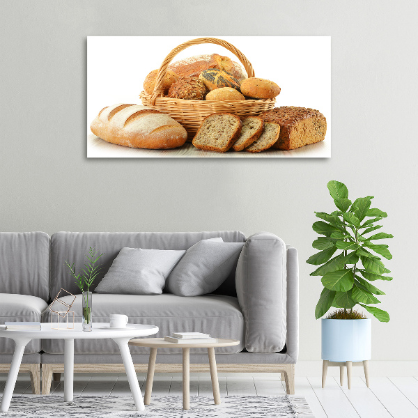 Wandbild Brot im Korb