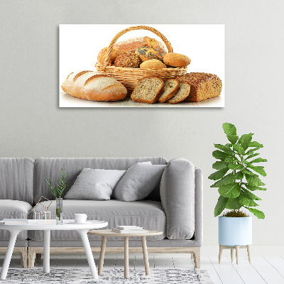 Wandbild Brot im Korb