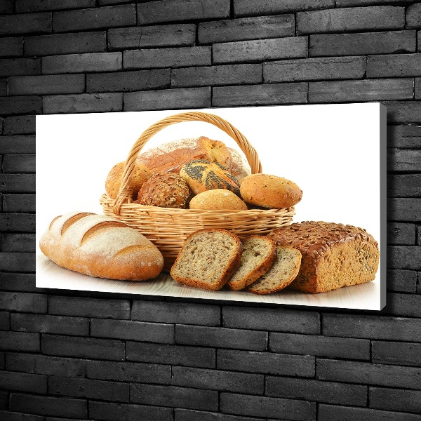 Wandbild Brot im Korb