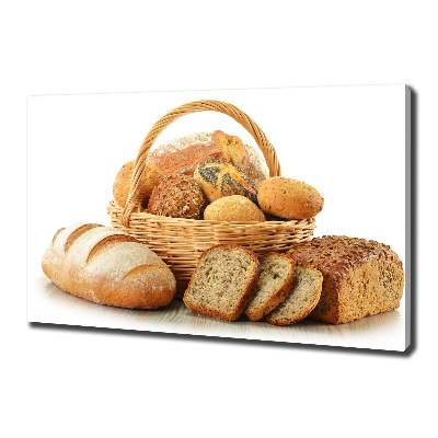 Wandbild Brot im Korb