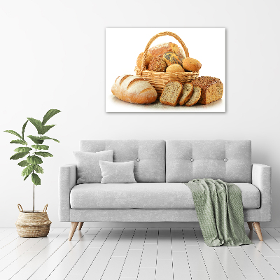 Wandbild Brot im Korb