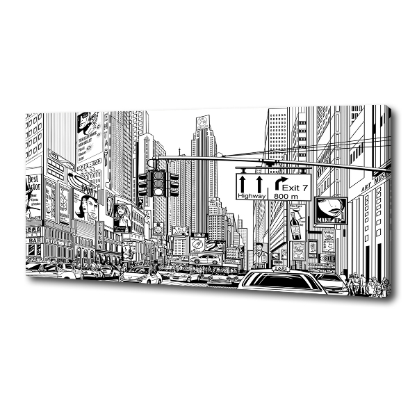 Wandbild Straßen von New York