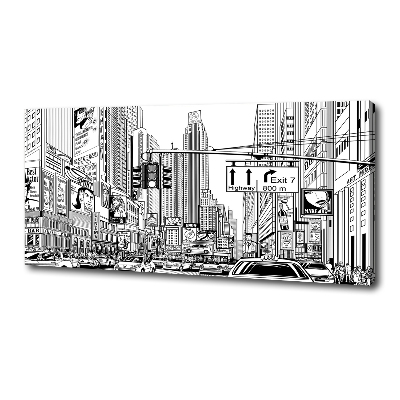 Wandbild Straßen von New York