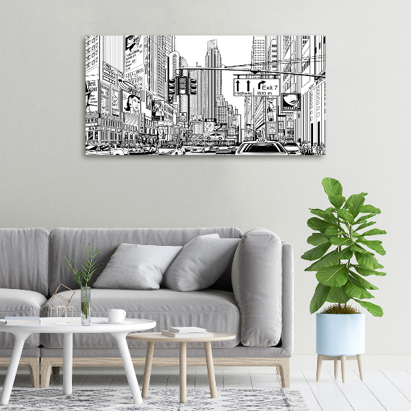 Wandbild Straßen von New York