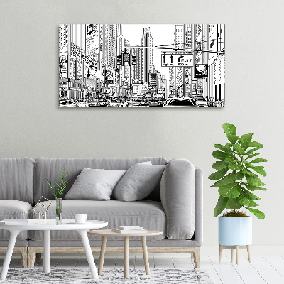 Wandbild Straßen von New York