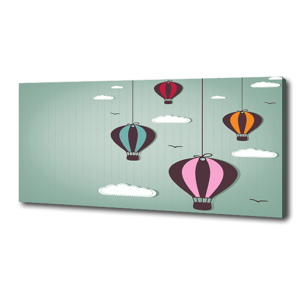 Wandbild Fliegende Ballons