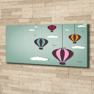 Wandbild Fliegende Ballons