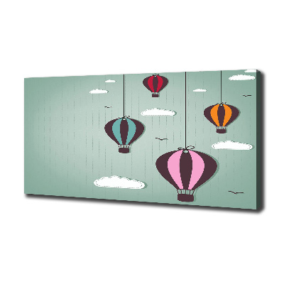 Wandbild Fliegende Ballons