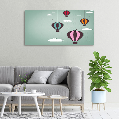 Wandbild Fliegende Ballons