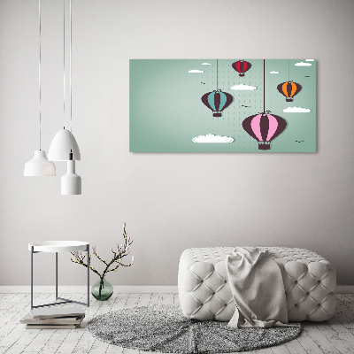 Wandbild Fliegende Ballons
