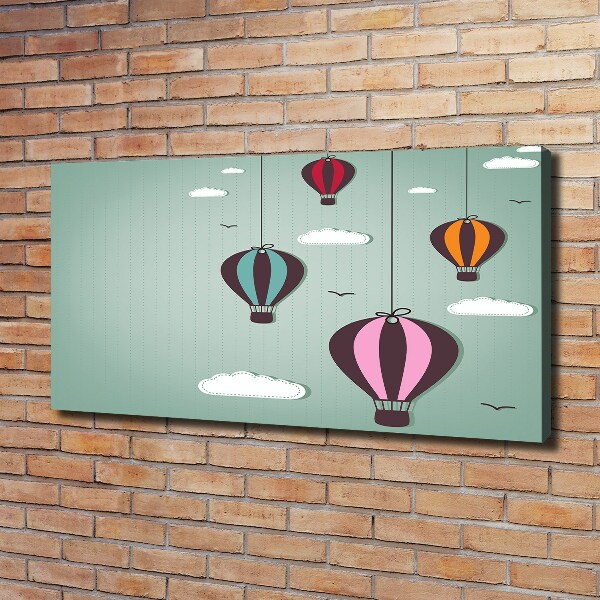 Wandbild Fliegende Ballons