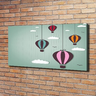 Wandbild Fliegende Ballons