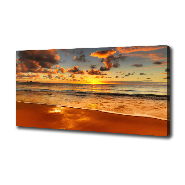 Bild auf leinwand Sunset Beach