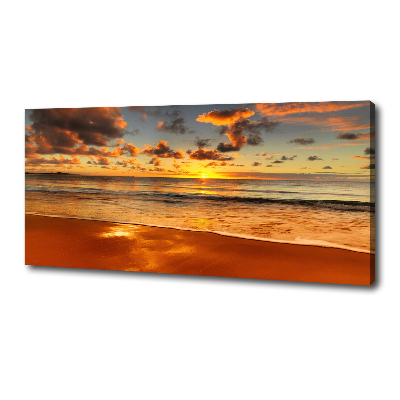 Bild auf leinwand Sunset Beach
