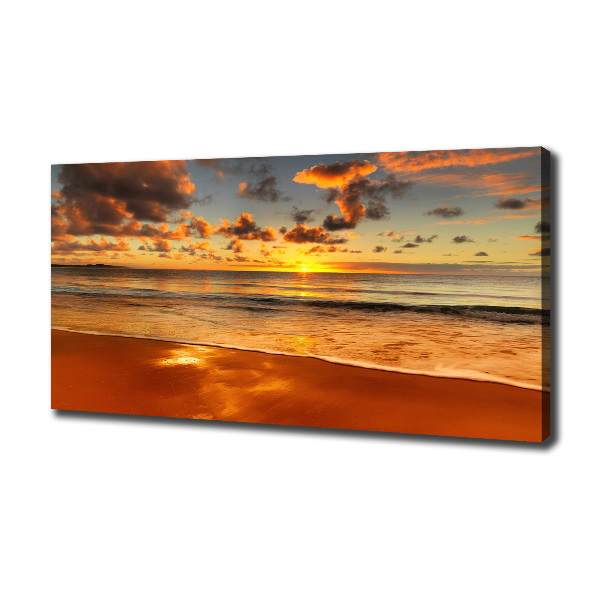 Bild auf leinwand Sunset Beach