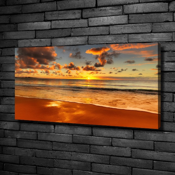 Bild auf leinwand Sunset Beach