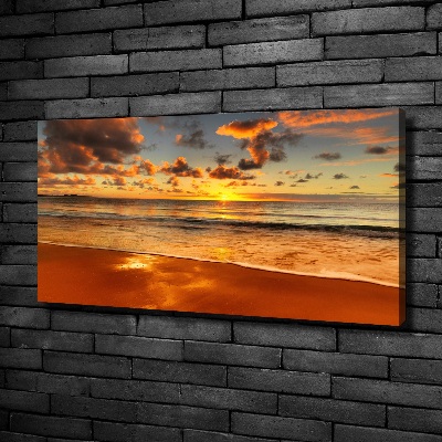 Bild auf leinwand Sunset Beach