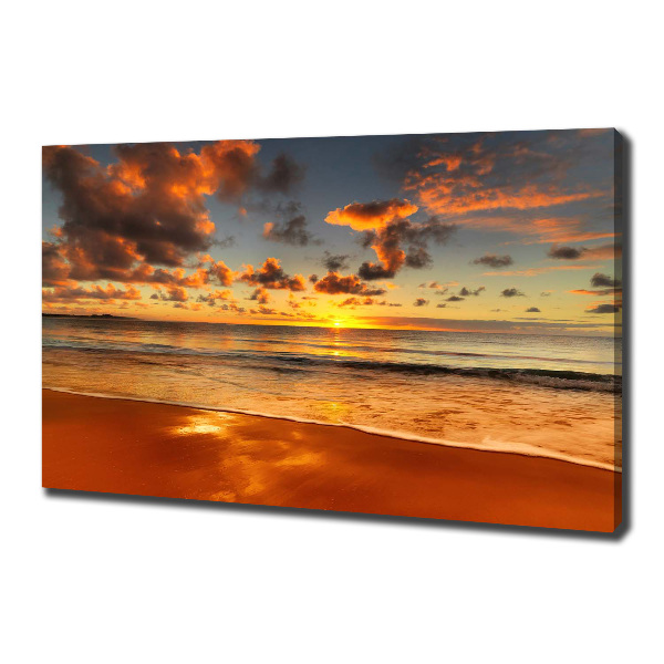 Bild auf leinwand Sunset Beach