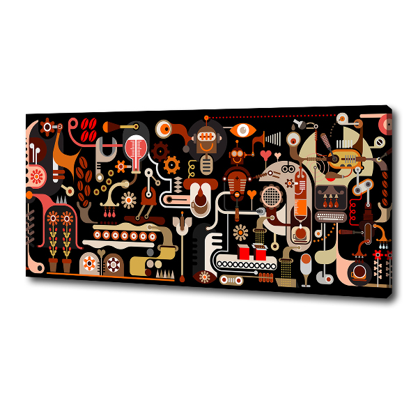 Bild auf leinwand Kaffeeproduktion