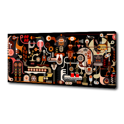 Bild auf leinwand Kaffeeproduktion