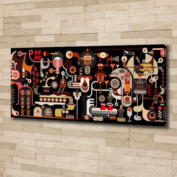 Bild auf leinwand Kaffeeproduktion