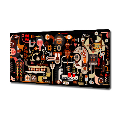 Bild auf leinwand Kaffeeproduktion