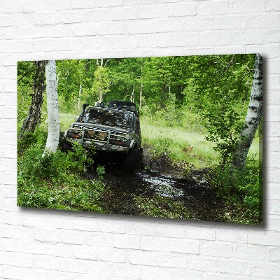 Fotobild Jeep im Wald