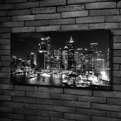 Wandbild Sydney bei Nacht