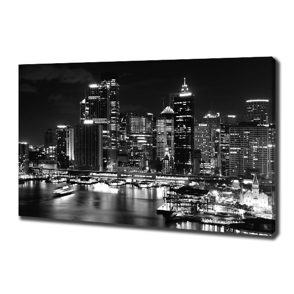 Wandbild Sydney bei Nacht