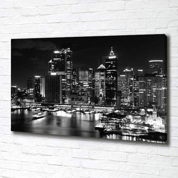 Wandbild Sydney bei Nacht