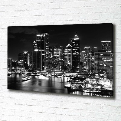 Wandbild Sydney bei Nacht
