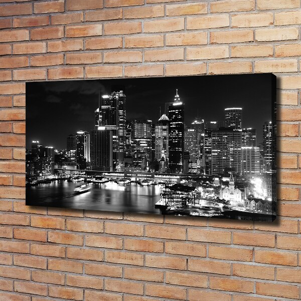 Wandbild Sydney bei Nacht
