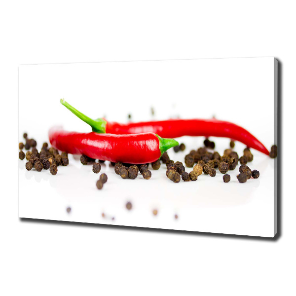 Wandbild Chili und Pfeffer