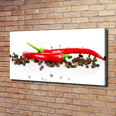 Wandbild Chili und Pfeffer