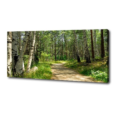 Wandbild Pfad im Wald