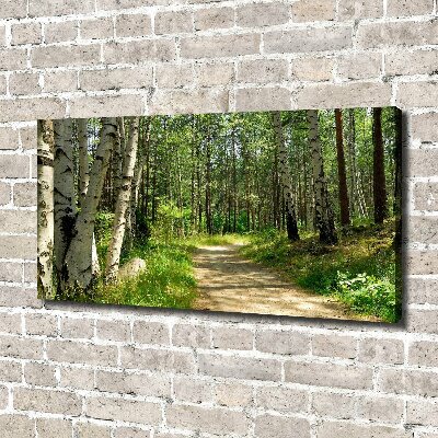 Wandbild Pfad im Wald