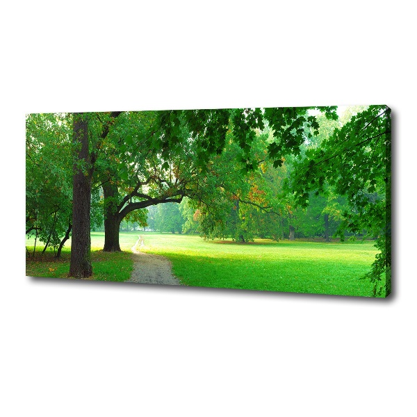 Wandbild Park im Herbst