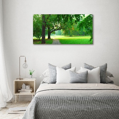 Wandbild Park im Herbst