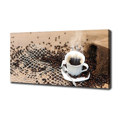 Wandbild Kaffee und Kaffeebohnen