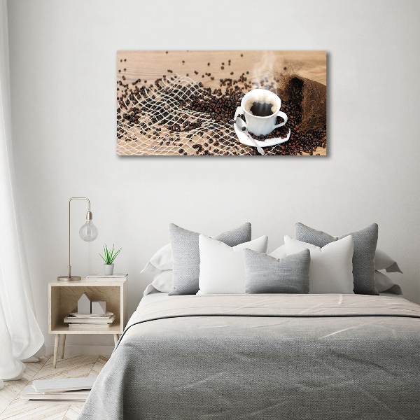 Wandbild Kaffee und Kaffeebohnen